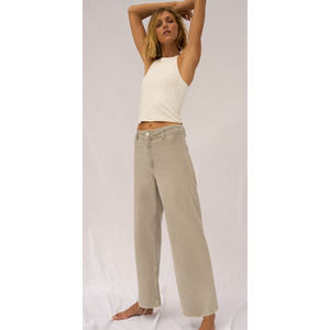 Zara Gray Straight Leg Jeans